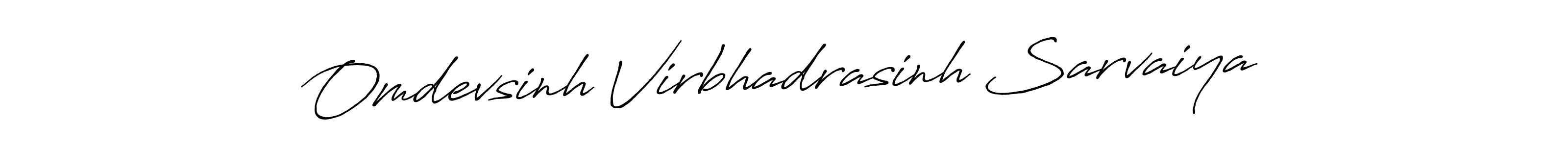 Make a beautiful signature design for name Omdevsinh Virbhadrasinh Sarvaiya. Use this online signature maker to create a handwritten signature for free. Omdevsinh Virbhadrasinh Sarvaiya signature style 7 images and pictures png