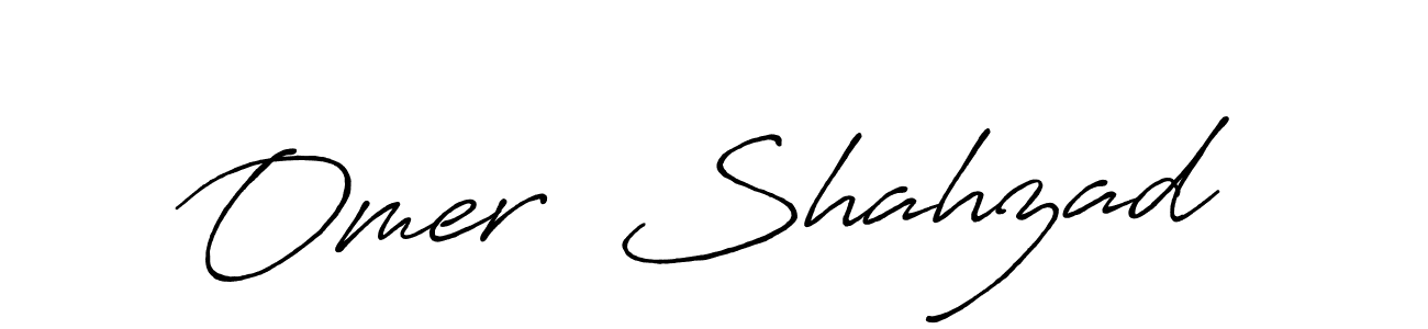 Similarly Antro_Vectra_Bolder is the best handwritten signature design. Signature creator online .You can use it as an online autograph creator for name Omer  Shahzad. Omer  Shahzad signature style 7 images and pictures png