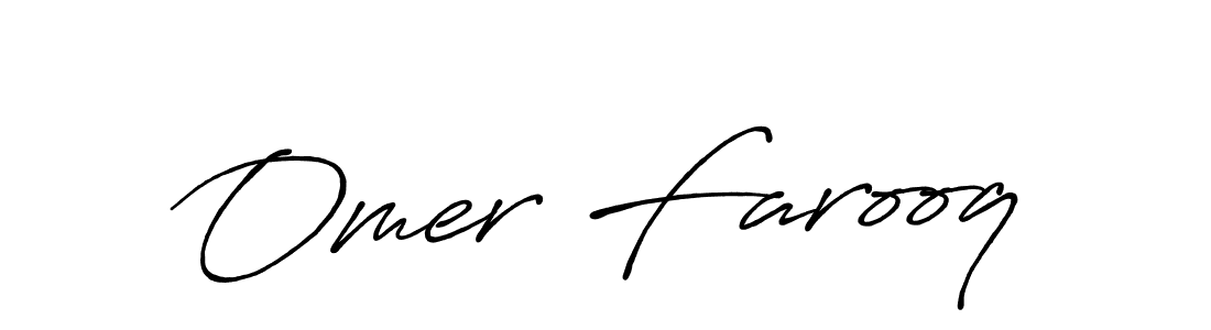 It looks lik you need a new signature style for name Omer Farooq. Design unique handwritten (Antro_Vectra_Bolder) signature with our free signature maker in just a few clicks. Omer Farooq signature style 7 images and pictures png