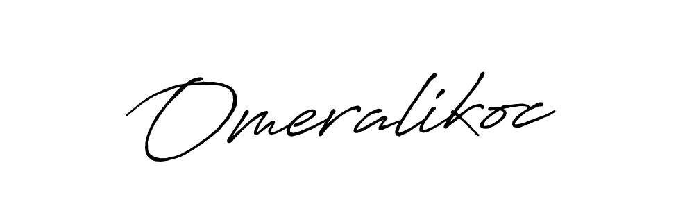 How to make Omeralikoc signature? Antro_Vectra_Bolder is a professional autograph style. Create handwritten signature for Omeralikoc name. Omeralikoc signature style 7 images and pictures png