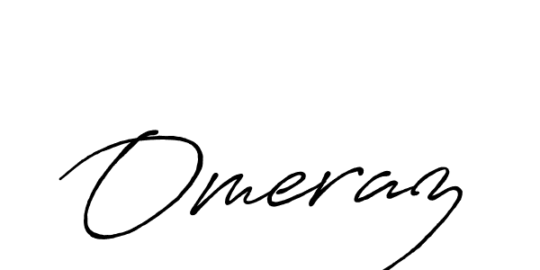 Create a beautiful signature design for name Omeraz. With this signature (Antro_Vectra_Bolder) fonts, you can make a handwritten signature for free. Omeraz signature style 7 images and pictures png