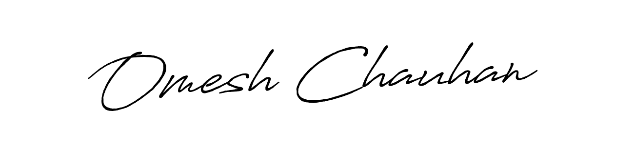 Also You can easily find your signature by using the search form. We will create Omesh Chauhan name handwritten signature images for you free of cost using Antro_Vectra_Bolder sign style. Omesh Chauhan signature style 7 images and pictures png