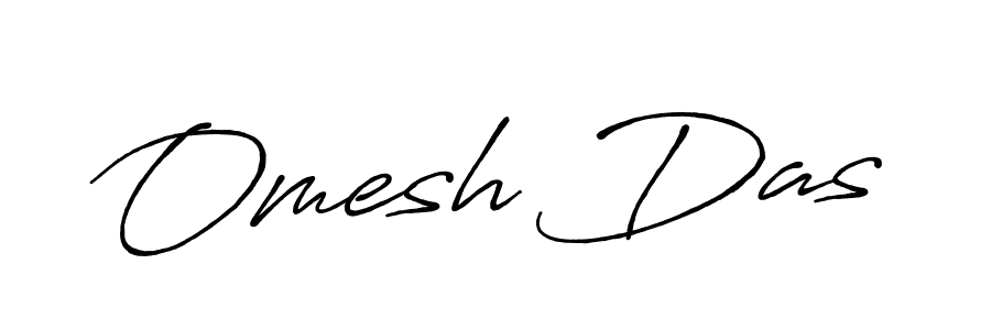 Also we have Omesh Das name is the best signature style. Create professional handwritten signature collection using Antro_Vectra_Bolder autograph style. Omesh Das signature style 7 images and pictures png