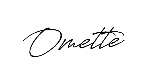 Use a signature maker to create a handwritten signature online. With this signature software, you can design (Antro_Vectra_Bolder) your own signature for name Omette. Omette signature style 7 images and pictures png
