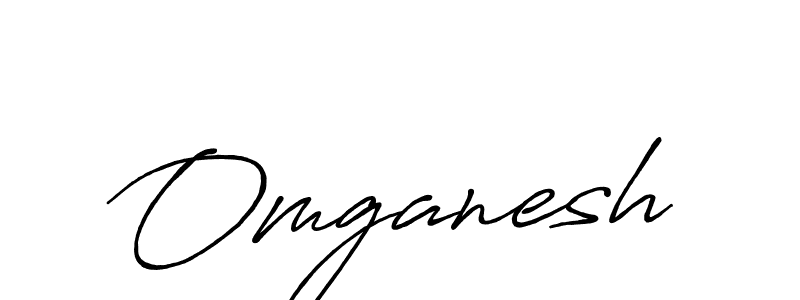 How to make Omganesh name signature. Use Antro_Vectra_Bolder style for creating short signs online. This is the latest handwritten sign. Omganesh signature style 7 images and pictures png
