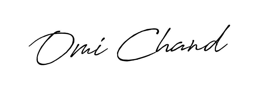 The best way (Antro_Vectra_Bolder) to make a short signature is to pick only two or three words in your name. The name Omi Chand include a total of six letters. For converting this name. Omi Chand signature style 7 images and pictures png