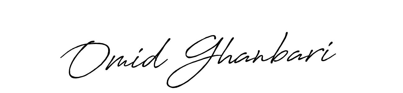 The best way (Antro_Vectra_Bolder) to make a short signature is to pick only two or three words in your name. The name Omid Ghanbari include a total of six letters. For converting this name. Omid Ghanbari signature style 7 images and pictures png