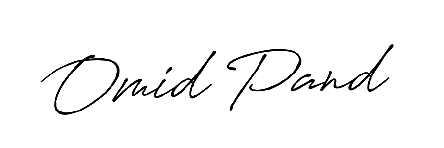 The best way (Antro_Vectra_Bolder) to make a short signature is to pick only two or three words in your name. The name Omid Pand include a total of six letters. For converting this name. Omid Pand signature style 7 images and pictures png