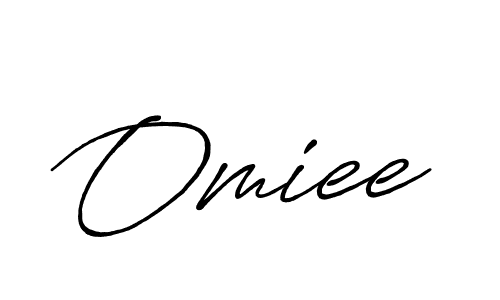 Also we have Omiee name is the best signature style. Create professional handwritten signature collection using Antro_Vectra_Bolder autograph style. Omiee signature style 7 images and pictures png