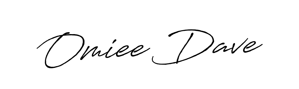 Design your own signature with our free online signature maker. With this signature software, you can create a handwritten (Antro_Vectra_Bolder) signature for name Omiee Dave. Omiee Dave signature style 7 images and pictures png