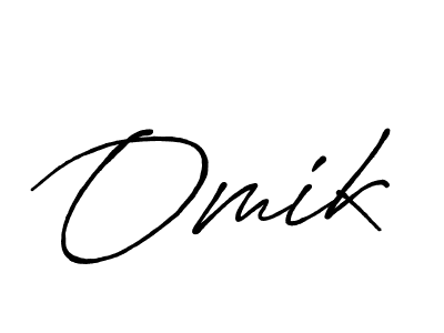 It looks lik you need a new signature style for name Omik. Design unique handwritten (Antro_Vectra_Bolder) signature with our free signature maker in just a few clicks. Omik signature style 7 images and pictures png