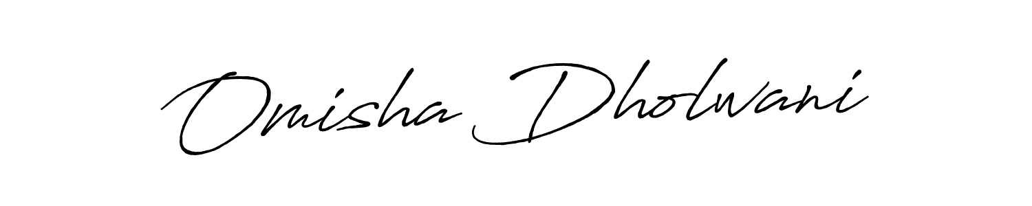 Check out images of Autograph of Omisha Dholwani name. Actor Omisha Dholwani Signature Style. Antro_Vectra_Bolder is a professional sign style online. Omisha Dholwani signature style 7 images and pictures png