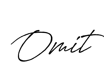 It looks lik you need a new signature style for name Omit. Design unique handwritten (Antro_Vectra_Bolder) signature with our free signature maker in just a few clicks. Omit signature style 7 images and pictures png