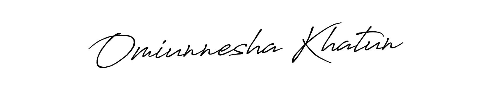 You can use this online signature creator to create a handwritten signature for the name Omiunnesha Khatun. This is the best online autograph maker. Omiunnesha Khatun signature style 7 images and pictures png