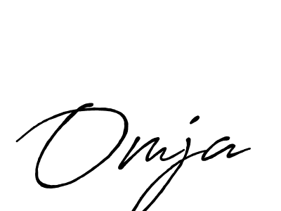 You should practise on your own different ways (Antro_Vectra_Bolder) to write your name (Omja) in signature. don't let someone else do it for you. Omja signature style 7 images and pictures png