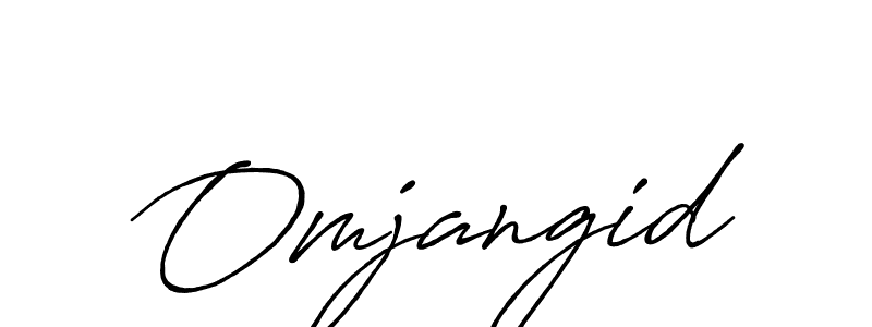 Also You can easily find your signature by using the search form. We will create Omjangid name handwritten signature images for you free of cost using Antro_Vectra_Bolder sign style. Omjangid signature style 7 images and pictures png