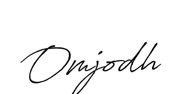 Omjodh stylish signature style. Best Handwritten Sign (Antro_Vectra_Bolder) for my name. Handwritten Signature Collection Ideas for my name Omjodh. Omjodh signature style 7 images and pictures png