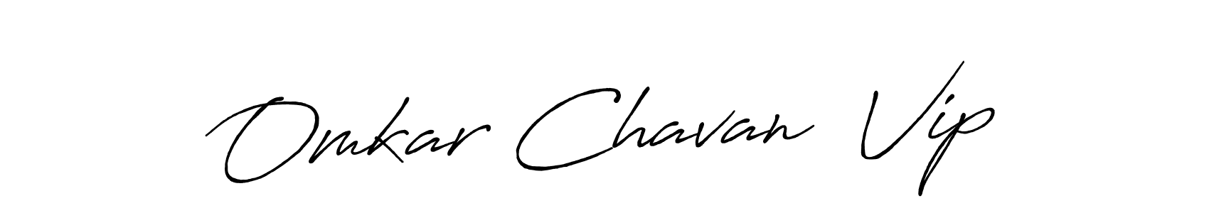 The best way (Antro_Vectra_Bolder) to make a short signature is to pick only two or three words in your name. The name Omkar Chavan  Vip include a total of six letters. For converting this name. Omkar Chavan  Vip signature style 7 images and pictures png