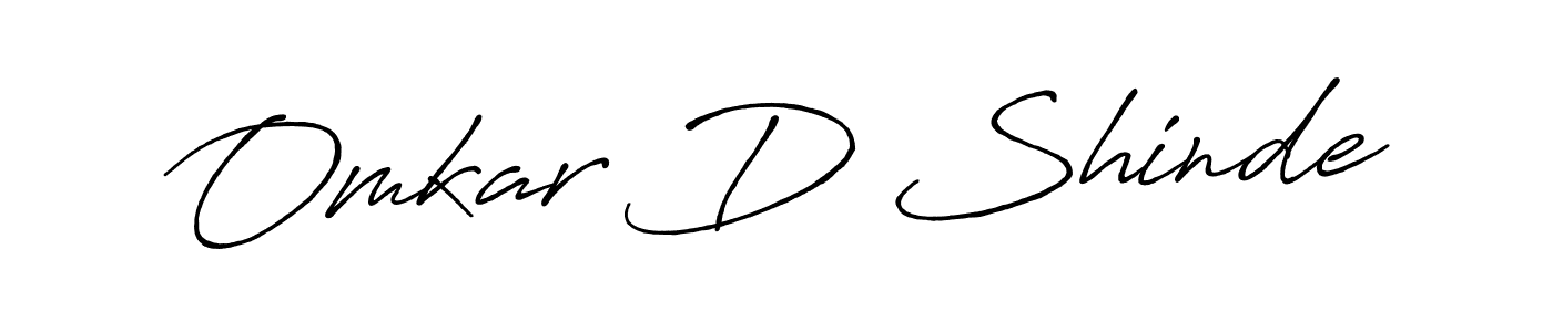 Also You can easily find your signature by using the search form. We will create Omkar D Shinde name handwritten signature images for you free of cost using Antro_Vectra_Bolder sign style. Omkar D Shinde signature style 7 images and pictures png