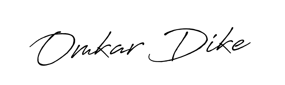 Also we have Omkar Dike name is the best signature style. Create professional handwritten signature collection using Antro_Vectra_Bolder autograph style. Omkar Dike signature style 7 images and pictures png