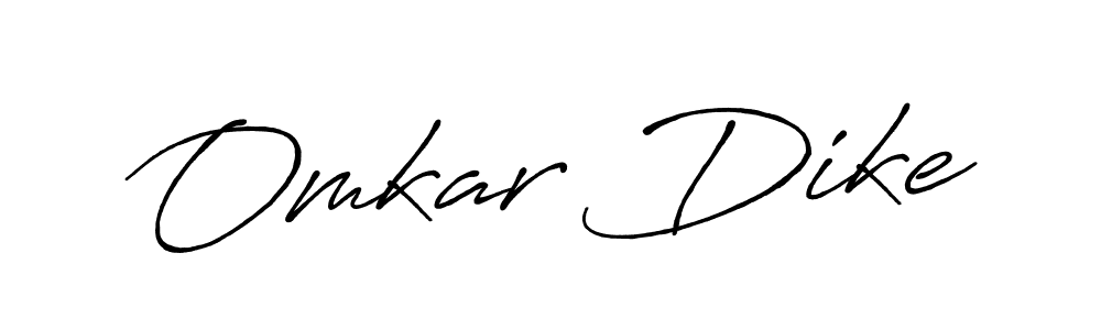 It looks lik you need a new signature style for name Omkar Dike. Design unique handwritten (Antro_Vectra_Bolder) signature with our free signature maker in just a few clicks. Omkar Dike signature style 7 images and pictures png