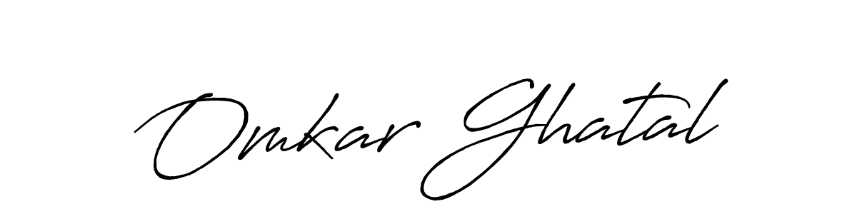 Make a short Omkar Ghatal signature style. Manage your documents anywhere anytime using Antro_Vectra_Bolder. Create and add eSignatures, submit forms, share and send files easily. Omkar Ghatal signature style 7 images and pictures png