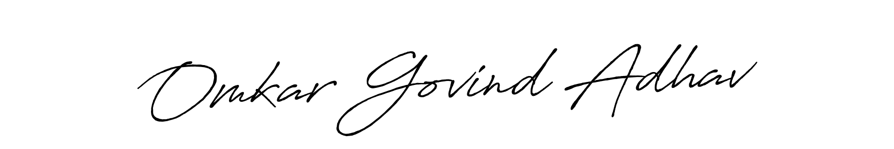 You should practise on your own different ways (Antro_Vectra_Bolder) to write your name (Omkar Govind Adhav) in signature. don't let someone else do it for you. Omkar Govind Adhav signature style 7 images and pictures png