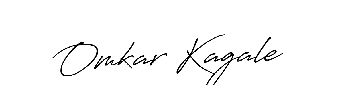 Make a short Omkar Kagale signature style. Manage your documents anywhere anytime using Antro_Vectra_Bolder. Create and add eSignatures, submit forms, share and send files easily. Omkar Kagale signature style 7 images and pictures png