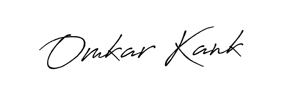 The best way (Antro_Vectra_Bolder) to make a short signature is to pick only two or three words in your name. The name Omkar Kank include a total of six letters. For converting this name. Omkar Kank signature style 7 images and pictures png