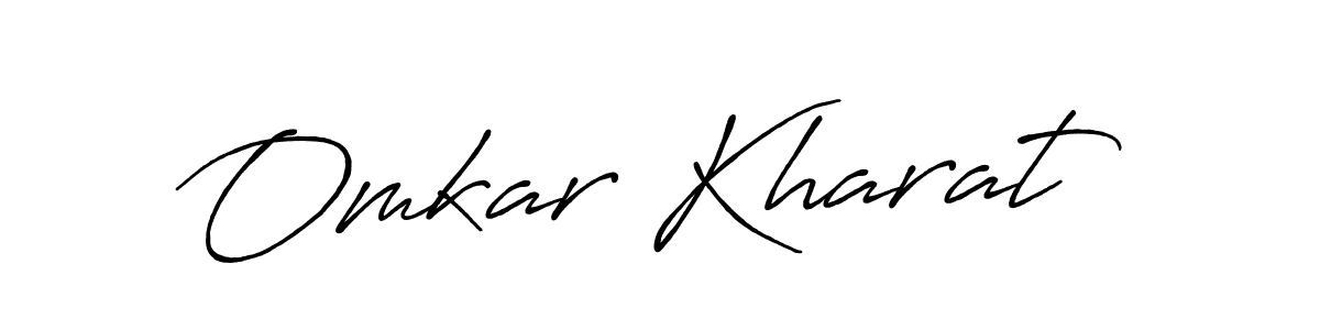 The best way (Antro_Vectra_Bolder) to make a short signature is to pick only two or three words in your name. The name Omkar Kharat include a total of six letters. For converting this name. Omkar Kharat signature style 7 images and pictures png