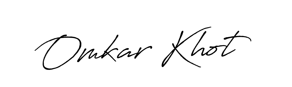 The best way (Antro_Vectra_Bolder) to make a short signature is to pick only two or three words in your name. The name Omkar Khot include a total of six letters. For converting this name. Omkar Khot signature style 7 images and pictures png