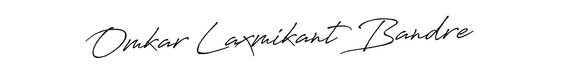 Make a short Omkar Laxmikant Bandre signature style. Manage your documents anywhere anytime using Antro_Vectra_Bolder. Create and add eSignatures, submit forms, share and send files easily. Omkar Laxmikant Bandre signature style 7 images and pictures png