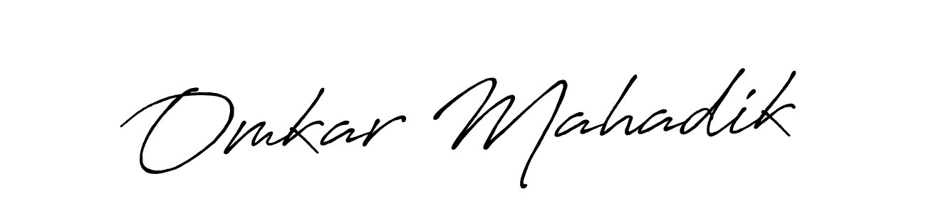Also You can easily find your signature by using the search form. We will create Omkar Mahadik name handwritten signature images for you free of cost using Antro_Vectra_Bolder sign style. Omkar Mahadik signature style 7 images and pictures png