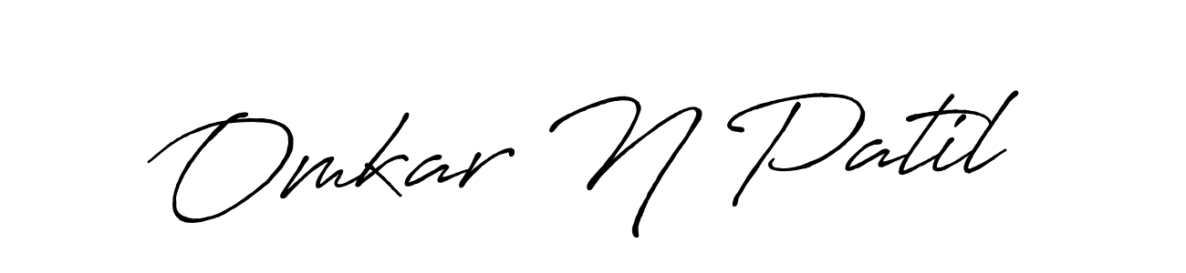 How to Draw Omkar N Patil signature style? Antro_Vectra_Bolder is a latest design signature styles for name Omkar N Patil. Omkar N Patil signature style 7 images and pictures png