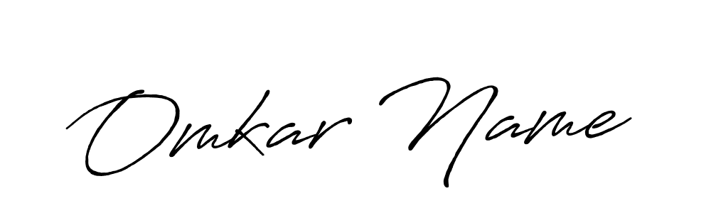 Also we have Omkar Name name is the best signature style. Create professional handwritten signature collection using Antro_Vectra_Bolder autograph style. Omkar Name signature style 7 images and pictures png