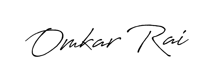 Use a signature maker to create a handwritten signature online. With this signature software, you can design (Antro_Vectra_Bolder) your own signature for name Omkar Rai. Omkar Rai signature style 7 images and pictures png