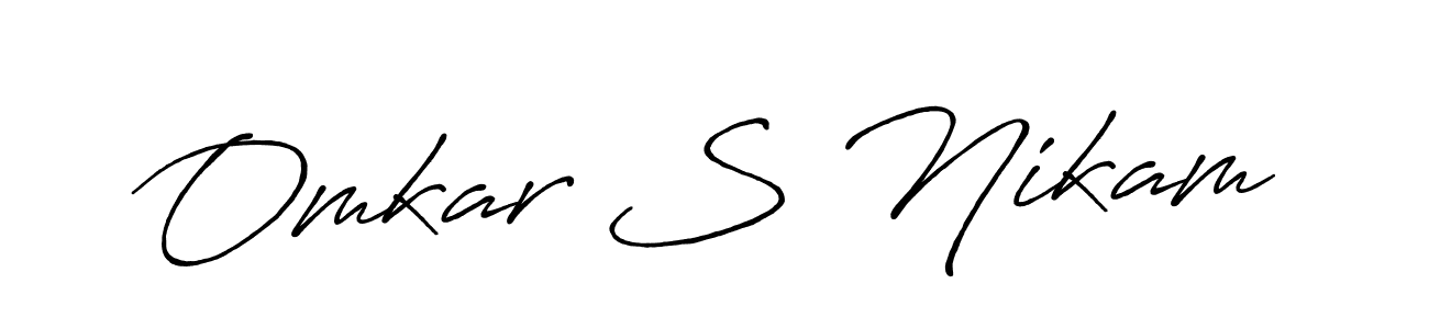 Here are the top 10 professional signature styles for the name Omkar S Nikam. These are the best autograph styles you can use for your name. Omkar S Nikam signature style 7 images and pictures png