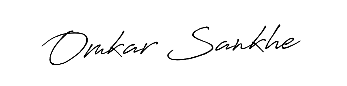 How to Draw Omkar Sankhe signature style? Antro_Vectra_Bolder is a latest design signature styles for name Omkar Sankhe. Omkar Sankhe signature style 7 images and pictures png