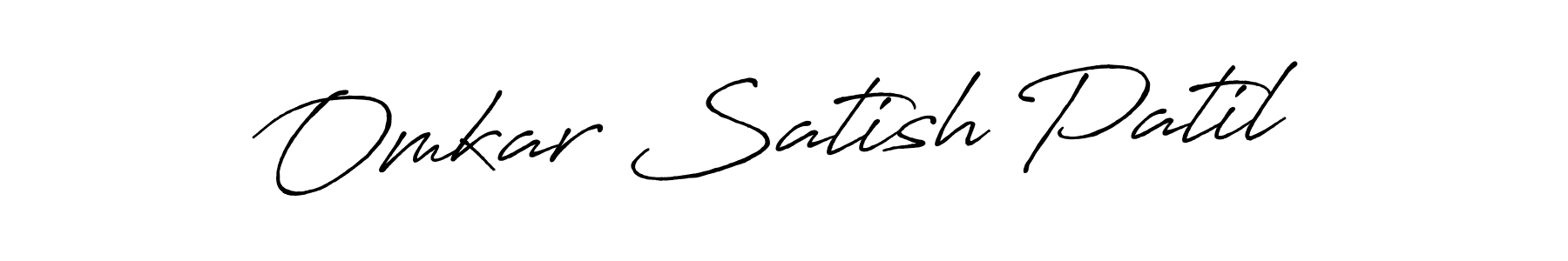 It looks lik you need a new signature style for name Omkar Satish Patil. Design unique handwritten (Antro_Vectra_Bolder) signature with our free signature maker in just a few clicks. Omkar Satish Patil signature style 7 images and pictures png