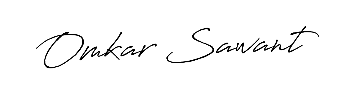 How to make Omkar Sawant signature? Antro_Vectra_Bolder is a professional autograph style. Create handwritten signature for Omkar Sawant name. Omkar Sawant signature style 7 images and pictures png