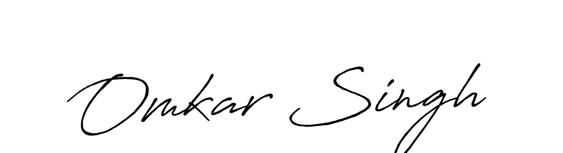 How to make Omkar Singh signature? Antro_Vectra_Bolder is a professional autograph style. Create handwritten signature for Omkar Singh name. Omkar Singh signature style 7 images and pictures png