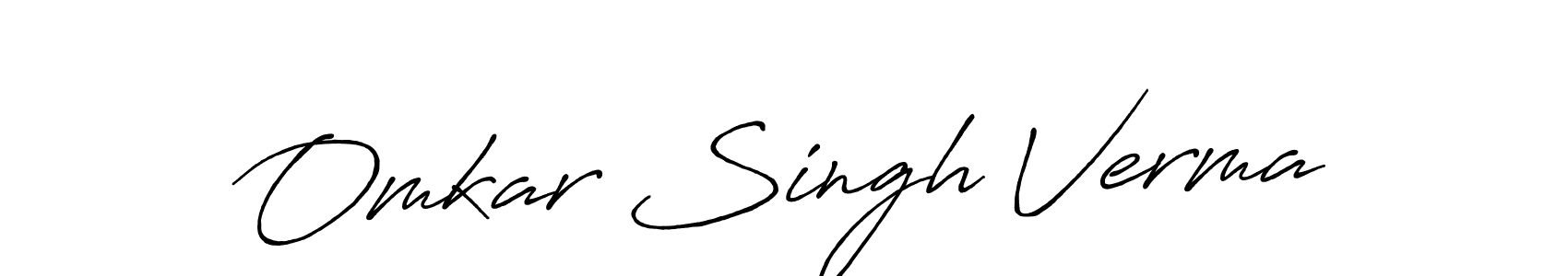 Make a short Omkar Singh Verma signature style. Manage your documents anywhere anytime using Antro_Vectra_Bolder. Create and add eSignatures, submit forms, share and send files easily. Omkar Singh Verma signature style 7 images and pictures png