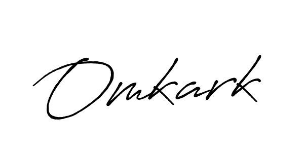 Make a beautiful signature design for name Omkark. With this signature (Antro_Vectra_Bolder) style, you can create a handwritten signature for free. Omkark signature style 7 images and pictures png