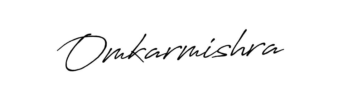 Use a signature maker to create a handwritten signature online. With this signature software, you can design (Antro_Vectra_Bolder) your own signature for name Omkarmishra. Omkarmishra signature style 7 images and pictures png