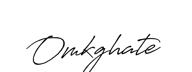 Design your own signature with our free online signature maker. With this signature software, you can create a handwritten (Antro_Vectra_Bolder) signature for name Omkghate. Omkghate signature style 7 images and pictures png