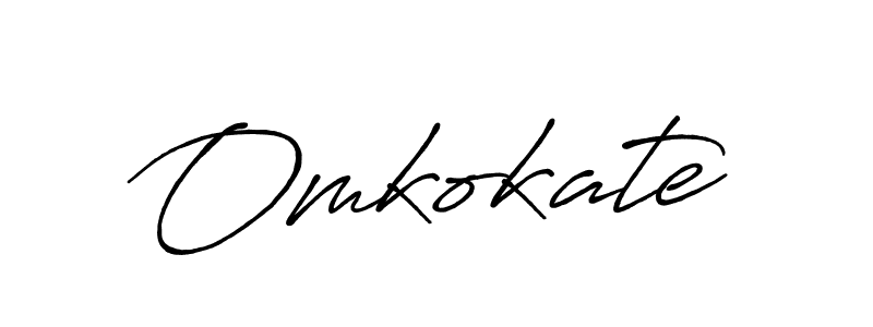 if you are searching for the best signature style for your name Omkokate. so please give up your signature search. here we have designed multiple signature styles  using Antro_Vectra_Bolder. Omkokate signature style 7 images and pictures png