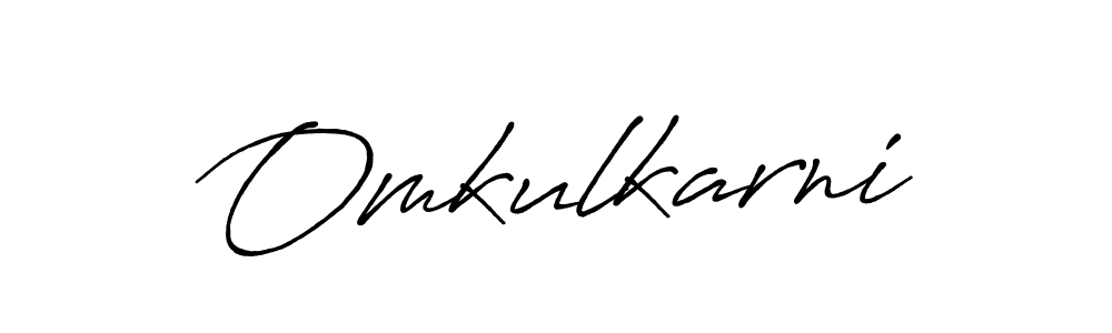 You should practise on your own different ways (Antro_Vectra_Bolder) to write your name (Omkulkarni) in signature. don't let someone else do it for you. Omkulkarni signature style 7 images and pictures png