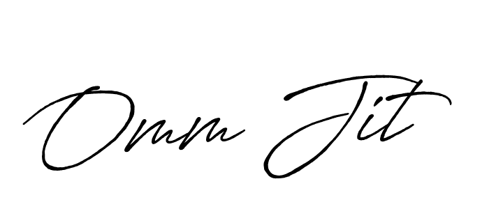 Make a beautiful signature design for name Omm Jit. Use this online signature maker to create a handwritten signature for free. Omm Jit signature style 7 images and pictures png