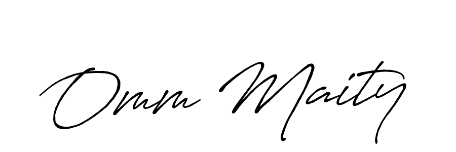 You can use this online signature creator to create a handwritten signature for the name Omm Maity. This is the best online autograph maker. Omm Maity signature style 7 images and pictures png