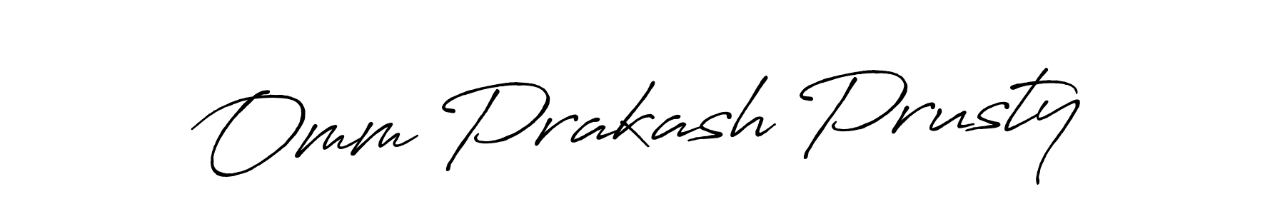 The best way (Antro_Vectra_Bolder) to make a short signature is to pick only two or three words in your name. The name Omm Prakash Prusty include a total of six letters. For converting this name. Omm Prakash Prusty signature style 7 images and pictures png